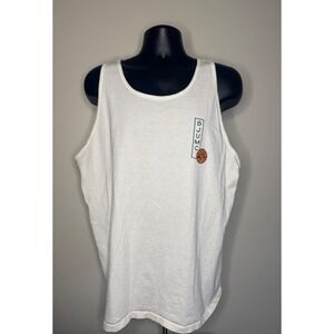 Vintage SJUMC 1996 Basketball Tournament Tank Top Mens Whitee Sleeveless Tee